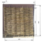 Claustra Noisetier Tressage – Image 4